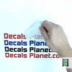 HowTo apply stickers (vinyl decal) lettering.