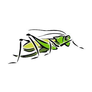 Grasshopper listed in more animals decals.