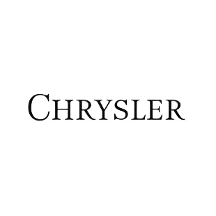 Chrysler logo listed in chrysler decals.