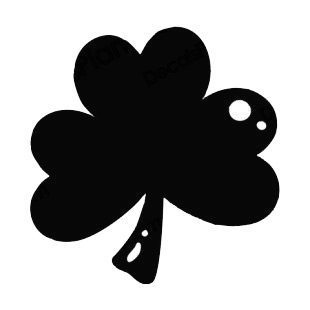 Shamrock with holes listed in saint patrick's day decals.