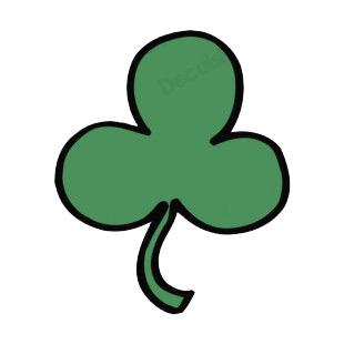 Shamrock listed in saint patrick's day decals.