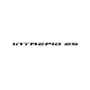 Chrysler Intrepid ES listed in chrysler decals.
