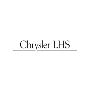 Chrysler Chrysler LHS listed in chrysler decals.