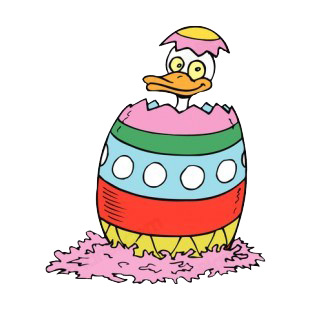Easter egg with duck listed in easter decals.