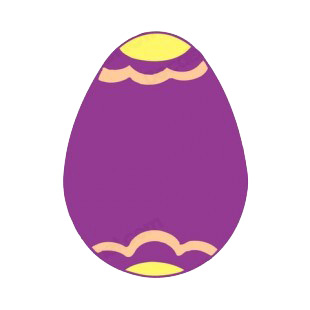 Purple with beige stripes easter egg listed in easter decals.