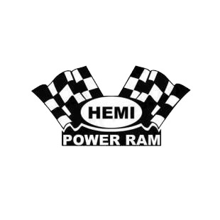 Dodge Hemi Power Ram listed in dodge decals.