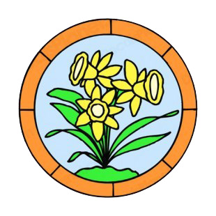 Yellow easter lilies listed in easter decals.