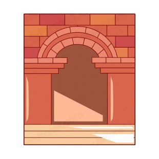 Brick arch listed in buildings decals.