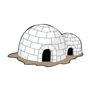 Igloos listed in buildings decals.