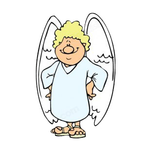Angel with blond hair listed in angels decals.