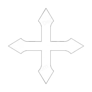 Urdee cross listed in crosses decals.
