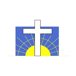 Cross with sun listed in crosses decals.