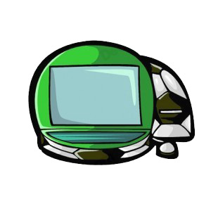 Computer screen and tower in soccer ball shape listed in business decals.