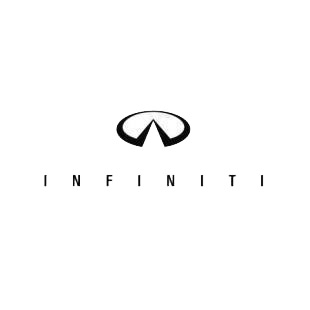 Infiniti logo and text listed in infiniti decals.