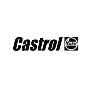 Castrol listed in performance logo decals.