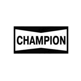 Champion listed in performance logo decals.