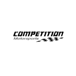 Competition Motorsports listed in performance logo decals.