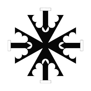 Pheon cross listed in crosses decals.