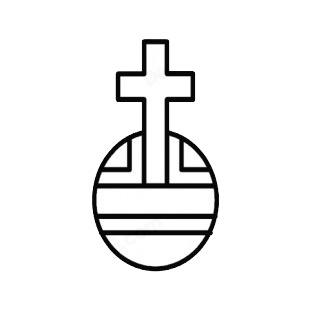 Triumphant cross listed in crosses decals.