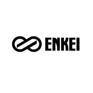Enkei left listed in performance logo decals.
