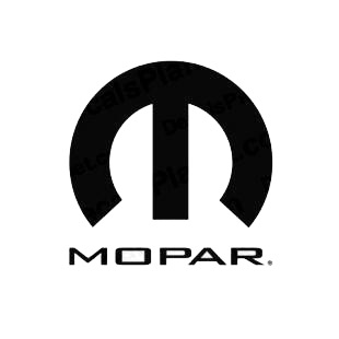 Mopar listed in performance logo decals.