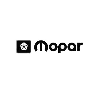 Mopar listed in performance logo decals.