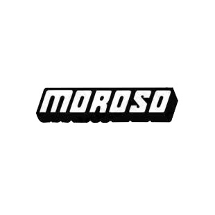 Moroso listed in performance logo decals.