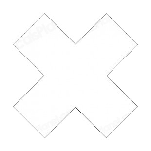 St andrews cross listed in crosses decals.