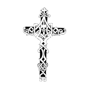 Cross listed in crosses decals.