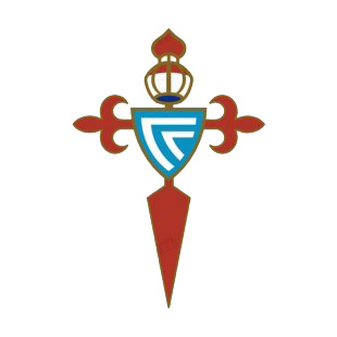 Celta de Vigo soccer team logo listed in soccer teams decals.