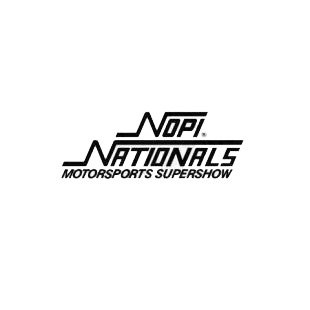 Nopi Nationals Motorsports Supershow listed in performance logo decals.