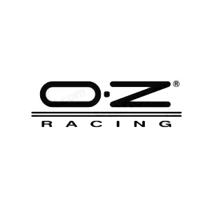OZ Racing listed in performance logo decals.