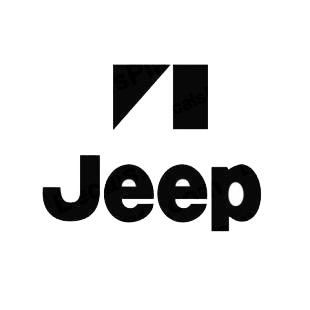 Jeep logo listed in jeep decals.
