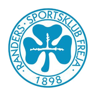 Randers FC soccer team logo listed in soccer teams decals.