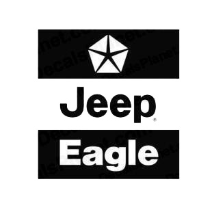 Jeep eagle logo listed in jeep decals.