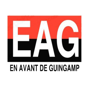 En Avant de Guingamp soccer team logo listed in soccer teams decals.