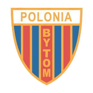 Polonia Bytom soccer team logo listed in soccer teams decals.