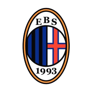 EBS soccer team logo listed in soccer teams decals.