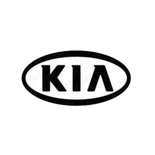 Kia logo listed in kia decals.