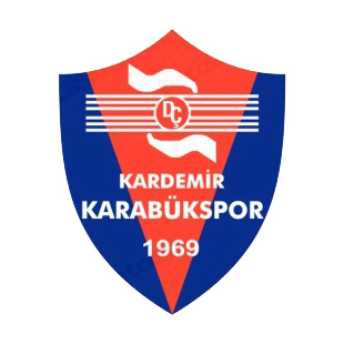 Karabukspor soccer team logo listed in soccer teams decals.