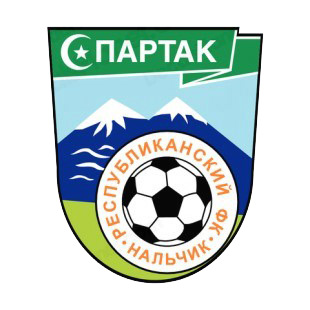 Nalchik soccer team logo listed in soccer teams decals.