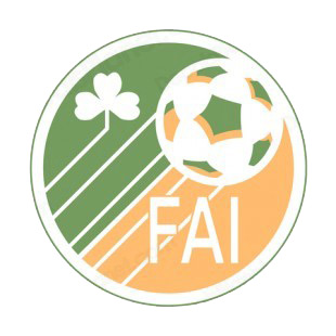 Football Association of Ireland logo listed in soccer teams decals.