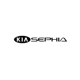 Kia Sephia listed in kia decals.