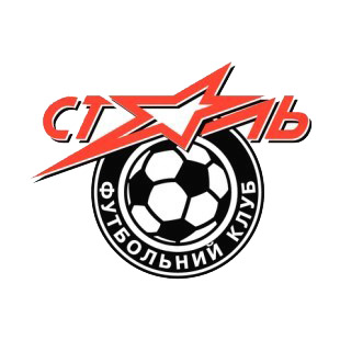 FC Stal Alchevsk soccer team logo listed in soccer teams decals.