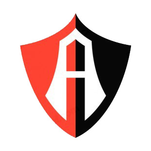 Club Deportivo Atlas de Guadalajara soccer team logo listed in soccer teams decals.