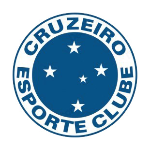 Cruzeiro Esporte Clube soccer team logo listed in soccer teams decals.