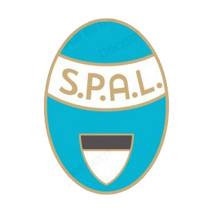 SPAL soccer team logo listed in soccer teams decals.