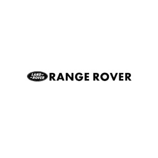 Land Rover Range Rover listed in land rover decals.