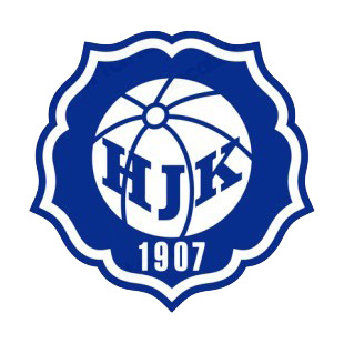 HJK Helsinki soccer team logo listed in soccer teams decals.