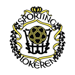 Sporting Club Lokeren  soccer team logo listed in soccer teams decals.